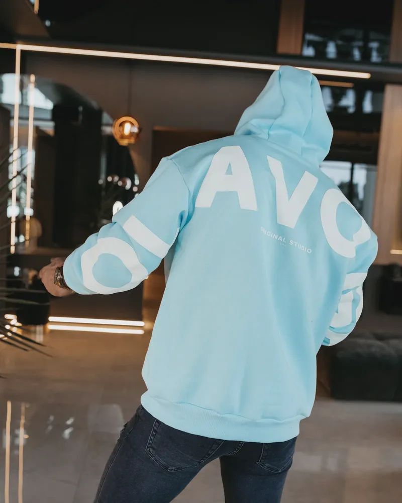 Bluza męska OlaVoga Vinta błękit UNI