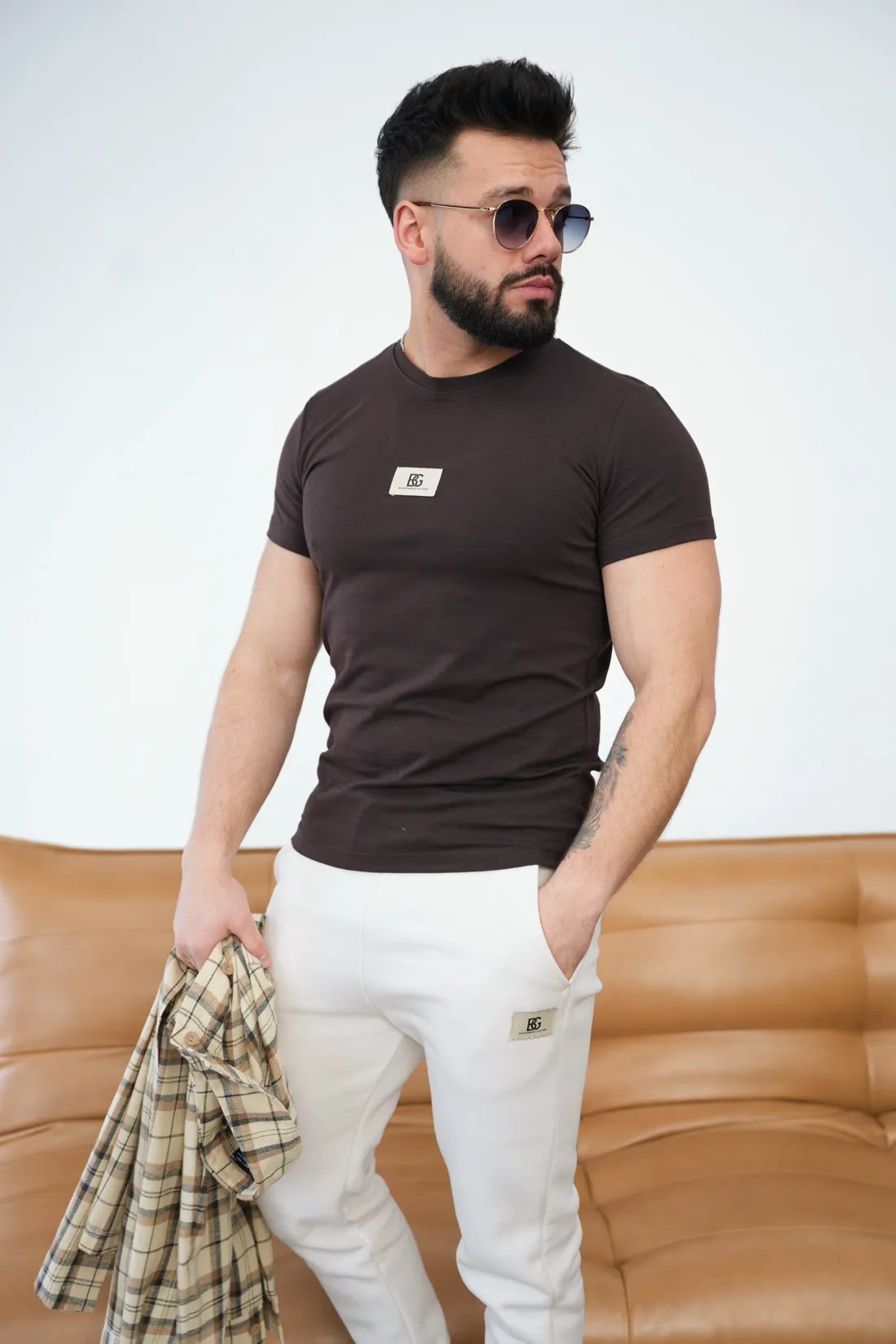 T-shirt Brandenburg Malik czekolada