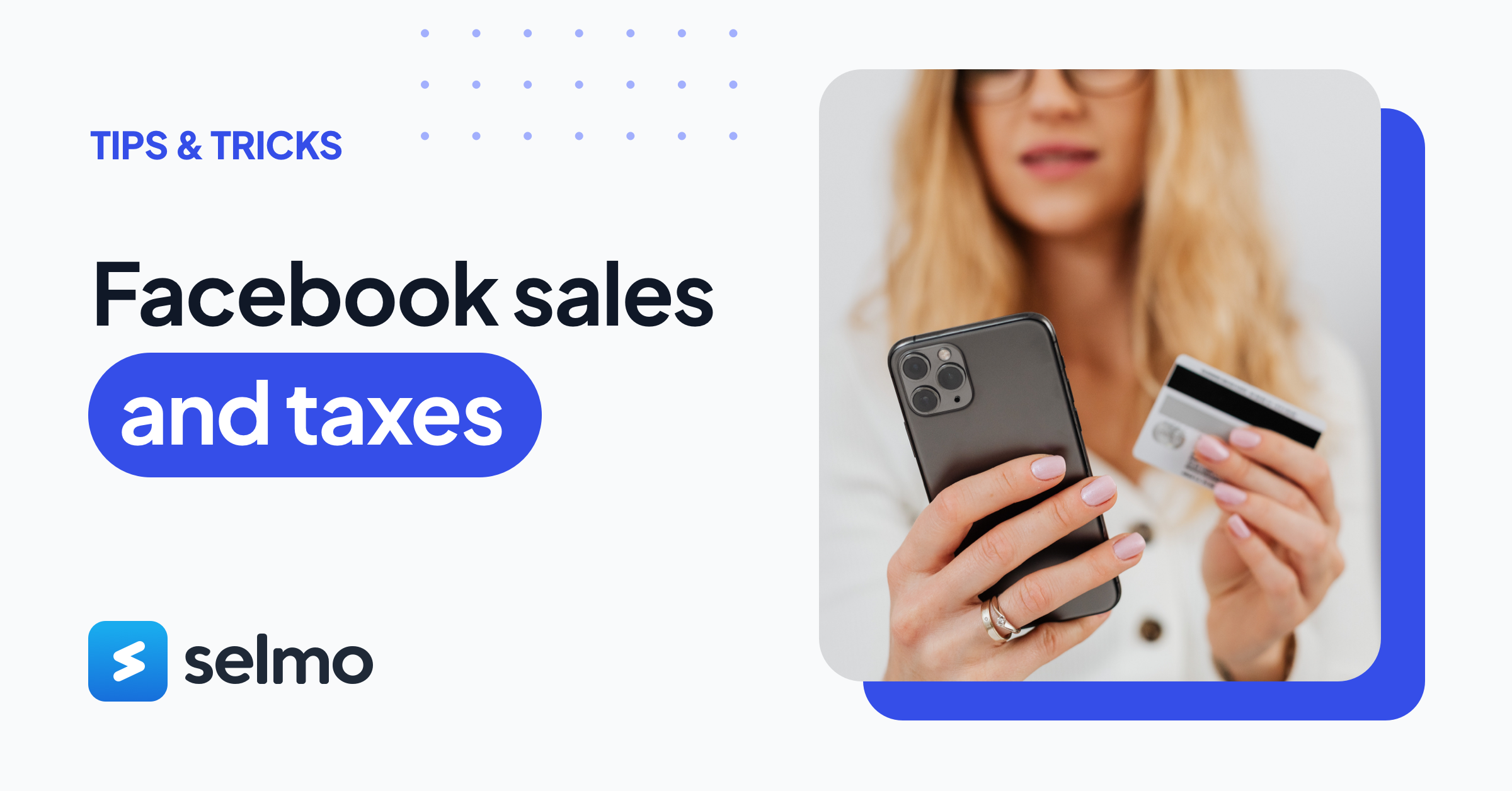 Facebook sales and taxes learn the most important information