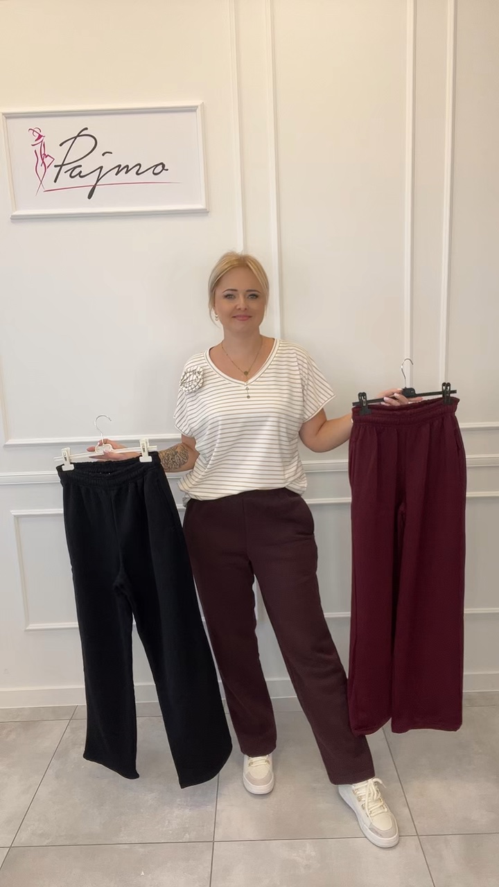 Spodnie dresowe szerokie 13852