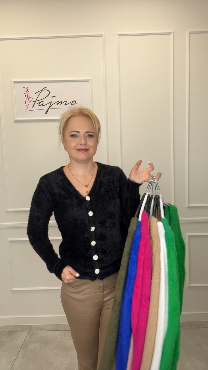 Sweter alpaka rozpinany 13907