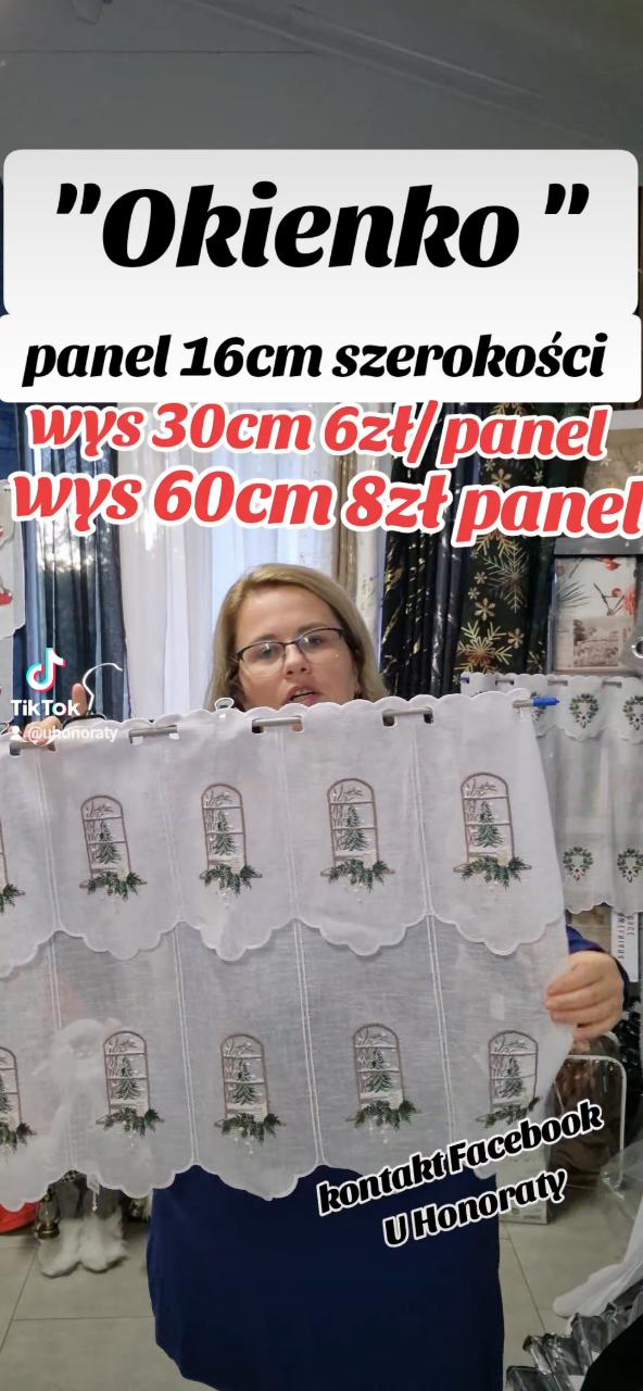Zazdrostka okienko święta wys 30 lub 60cm 