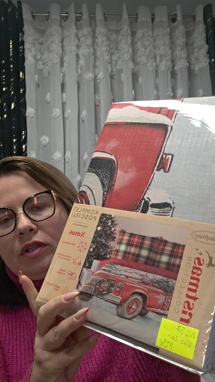 Pościel auto 200x220cm 2x 70x80 Bawełniana