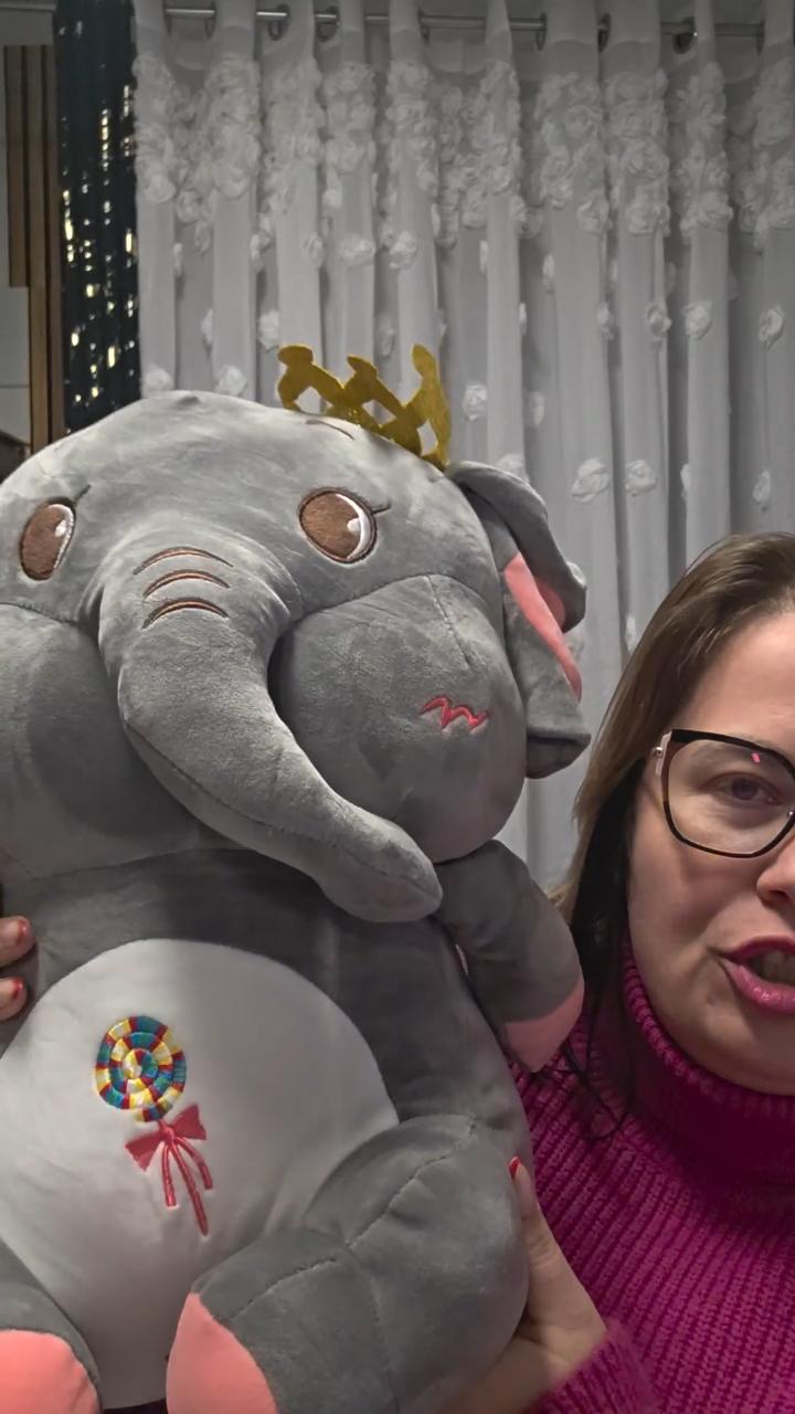 Maskotka podusia z kocykiem słonik