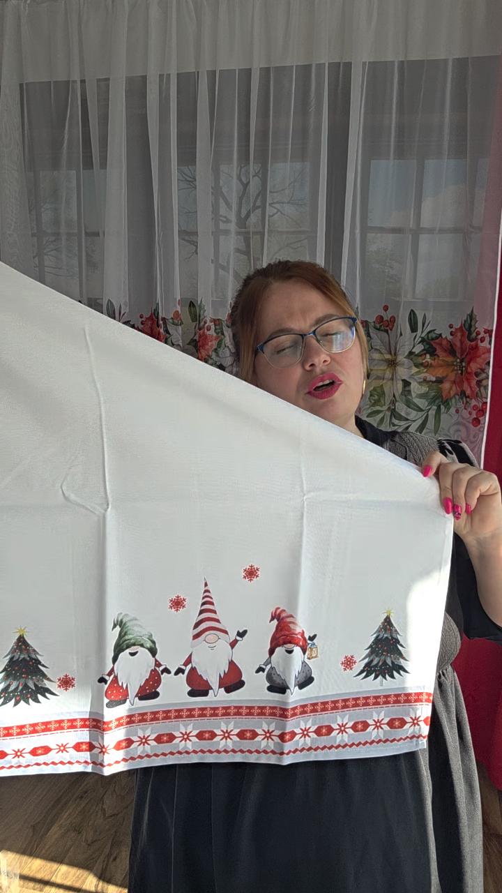 Bieżnik 60x120 krasnale 