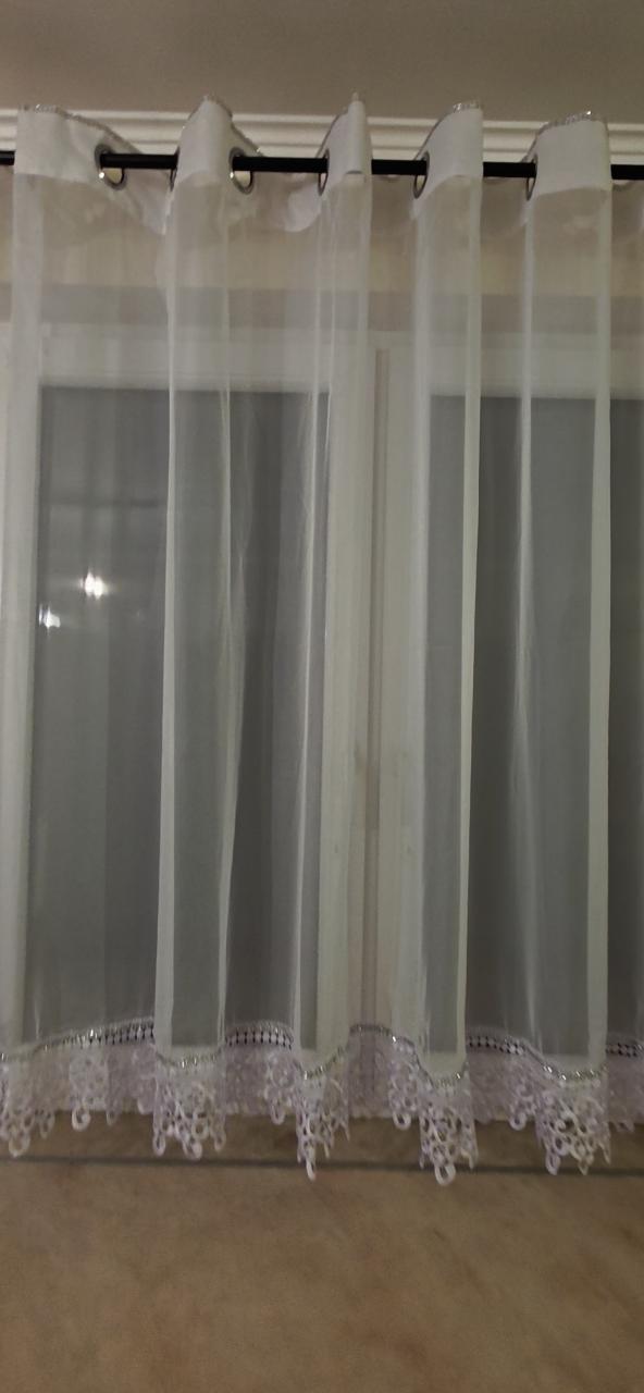 Firanka woal na przelotkach 300x145cm 
