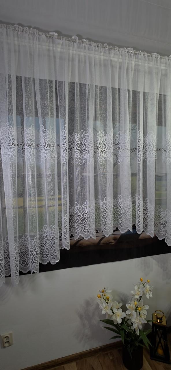 500x160cm Firanka żakard łuk