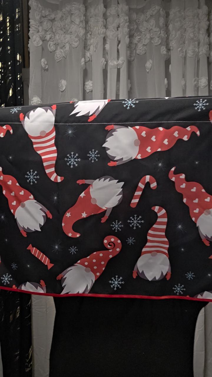 Lambrekin czarny skrzaty 160x50