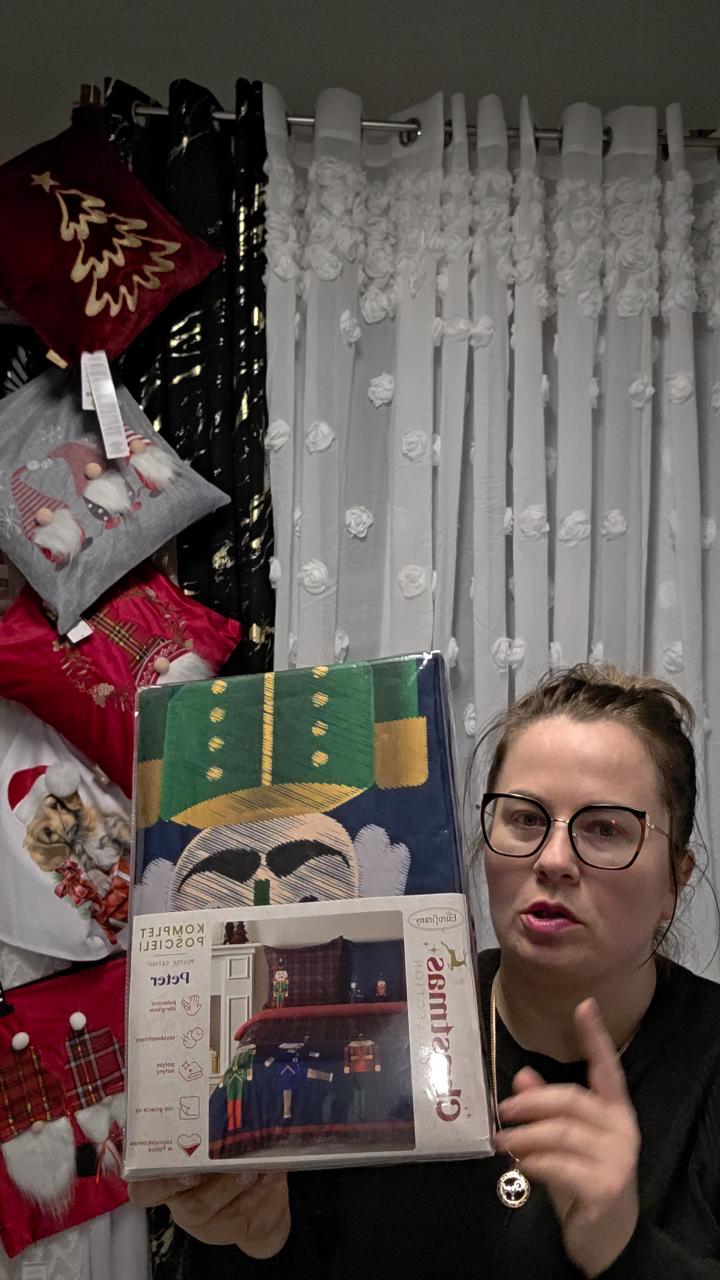 Pościel 160x200 2x 70x80 dziadek do orzechow 