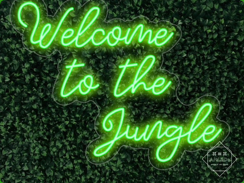 B45 Neon Welcome To The Jungle
