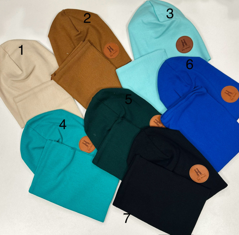 Czapka  + komin chłopiec