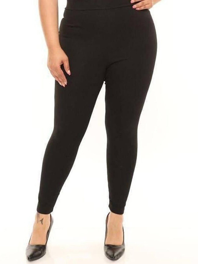 Legginsy Plus Size czarne