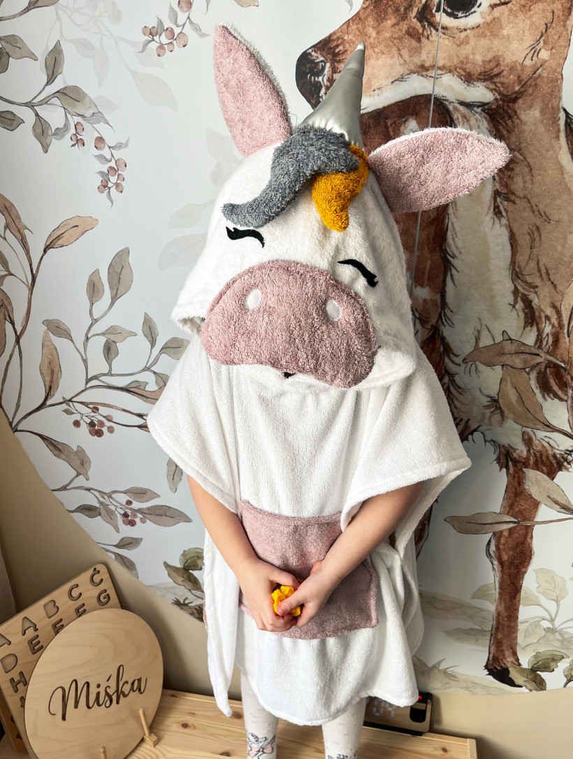 Ponczo dziecięce JEDNOROŻEC