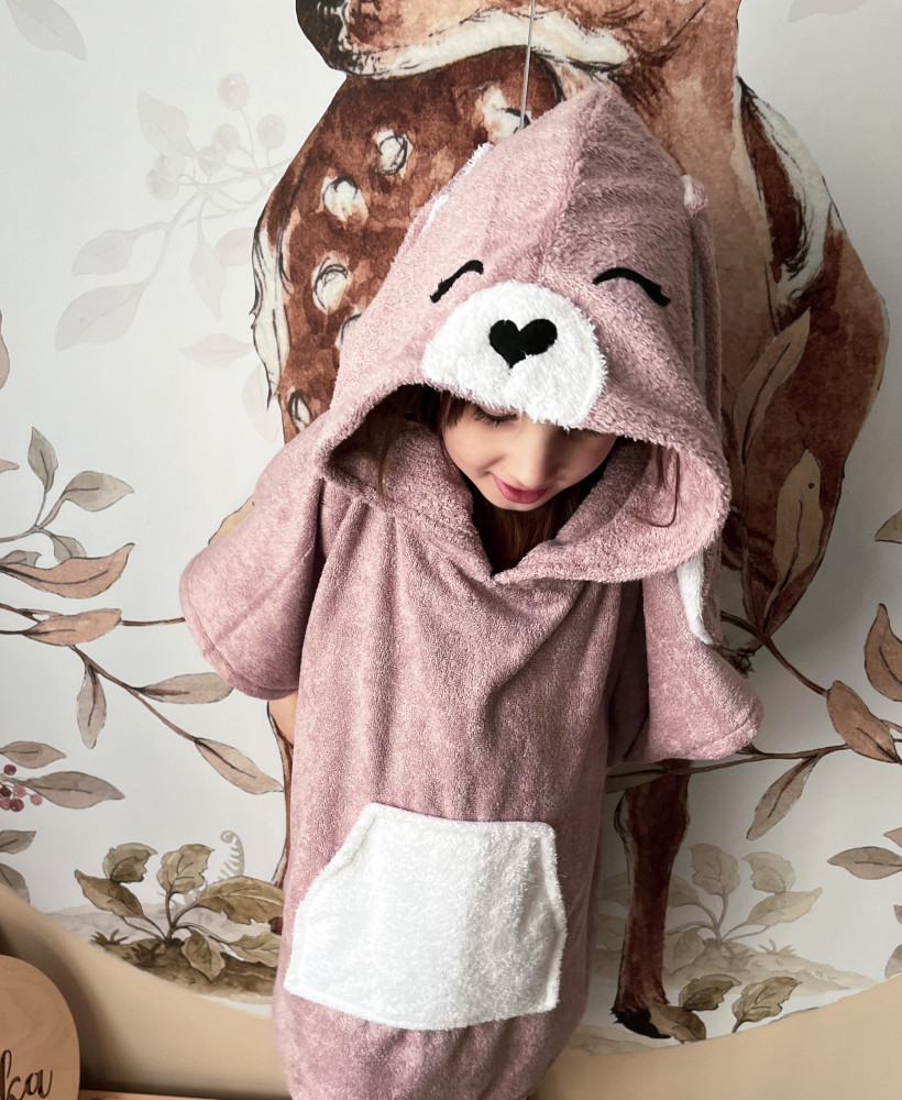 Ponczo kąpielowe KRÓLICZEK