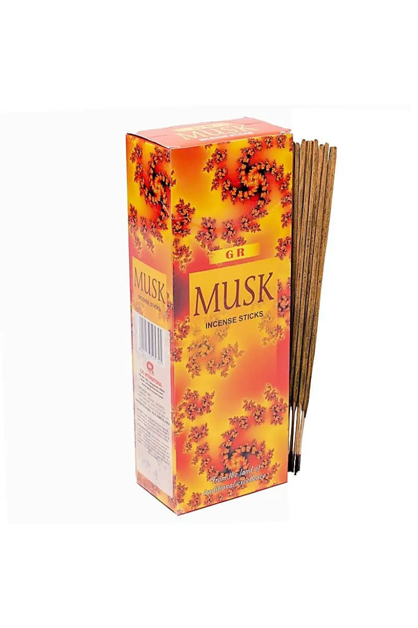 Encens Musk en boite hexagonale -- 20 g