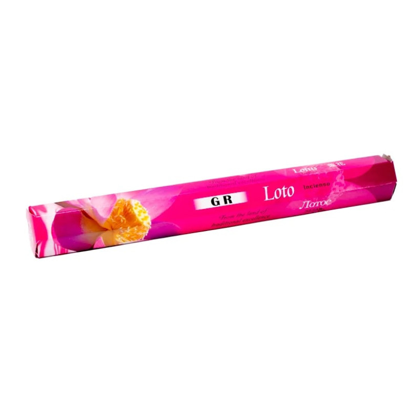 Encens Lotus en boite hexagonale
