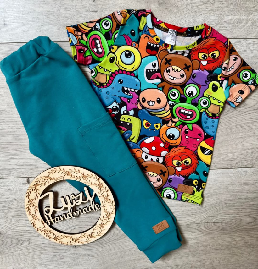 SPODNIE DRES MORSKIE ZUZI