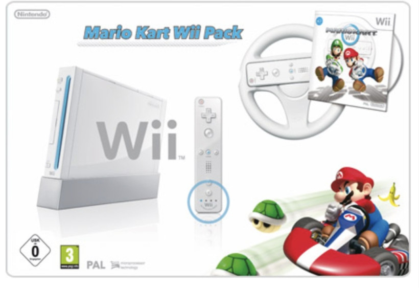 Z95 Nintendo Wii Mario Kart Wii Pack Konsola z grą Mario 