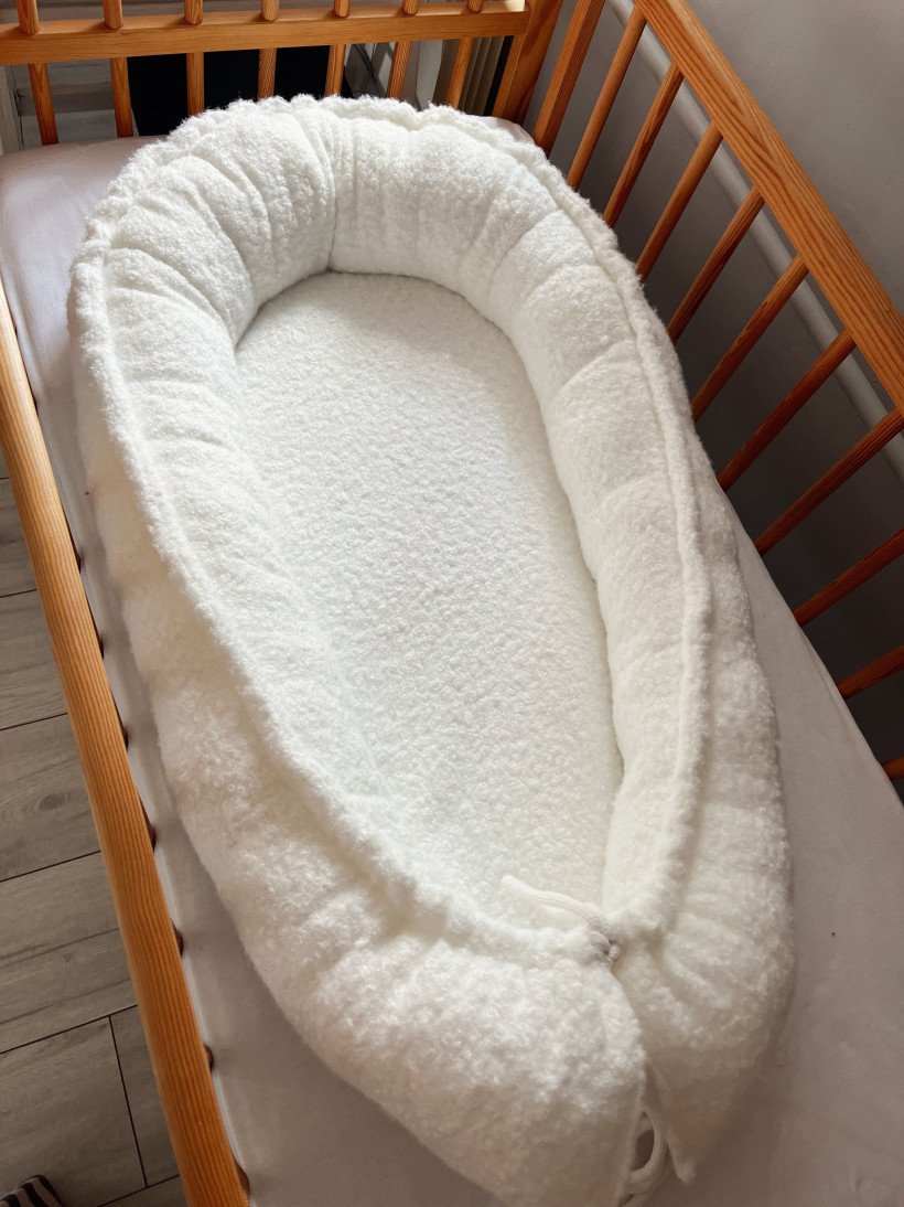 Kokon niemowlęcy boucle