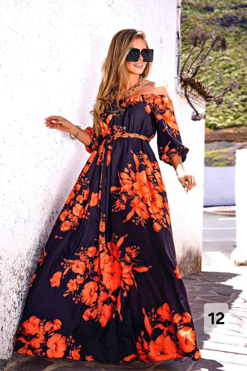 Sukienka Hiszpanka Maxi - 12 wzorów