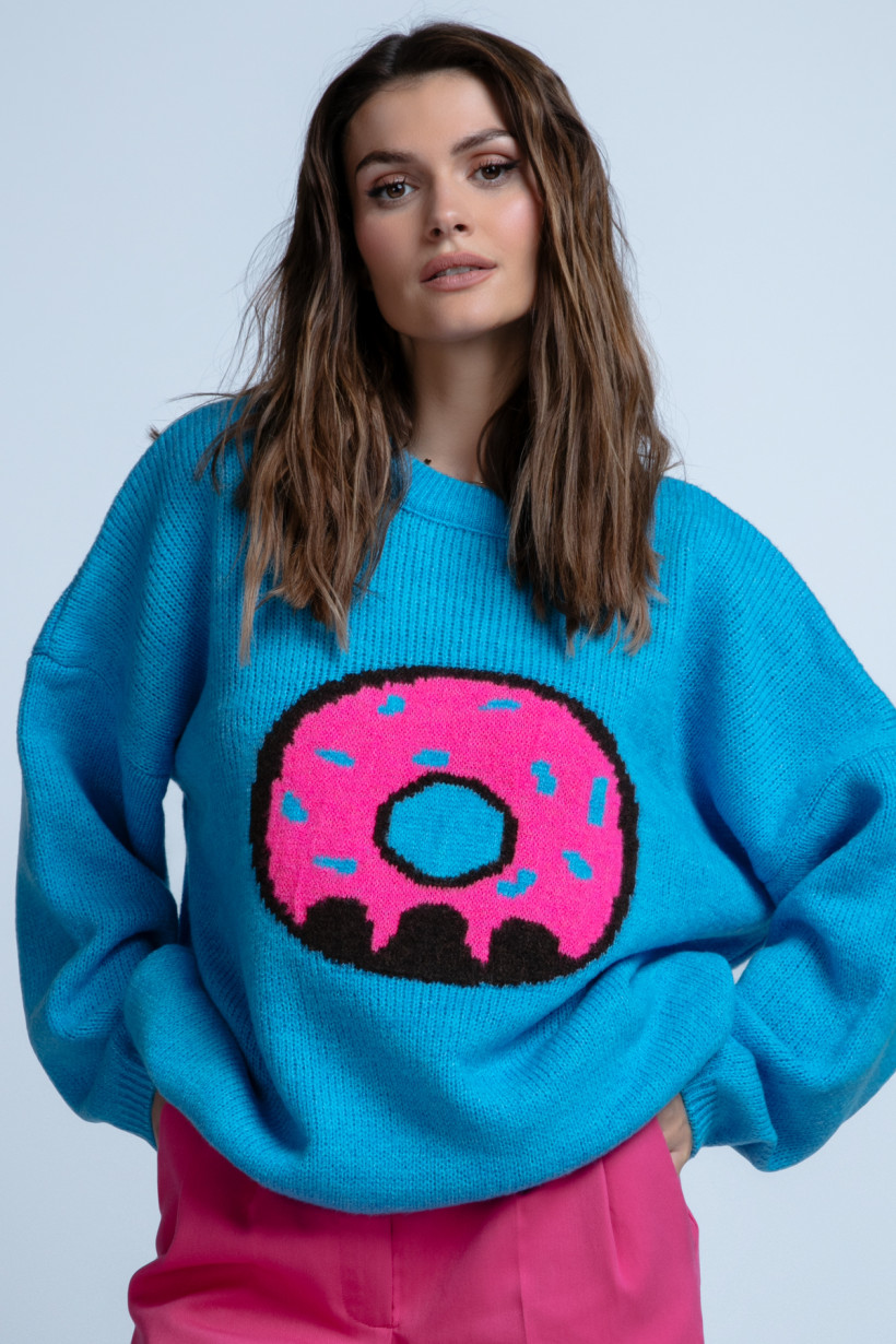 Sweter Pączuś BLUE