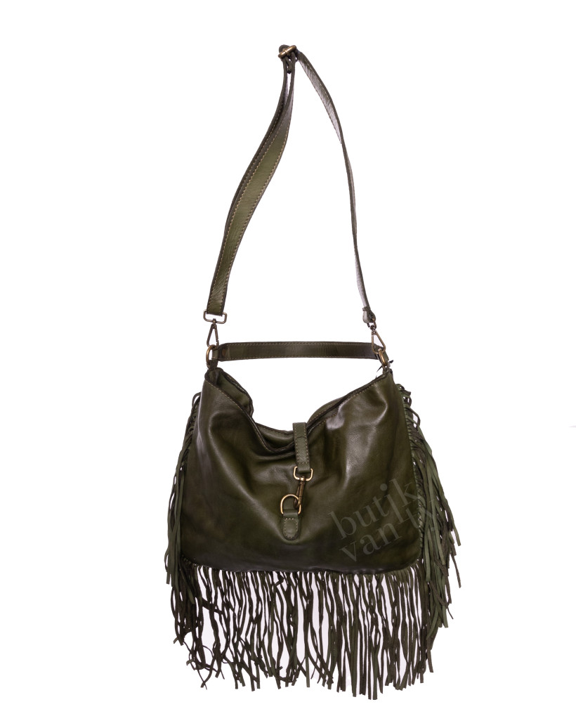 TORBA FRĘDZLE KHAKI 535K