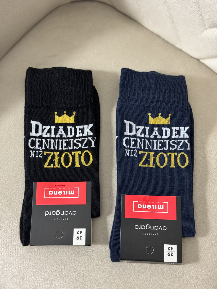 Skarpetki Dziadek cenniejszy niż złoto 