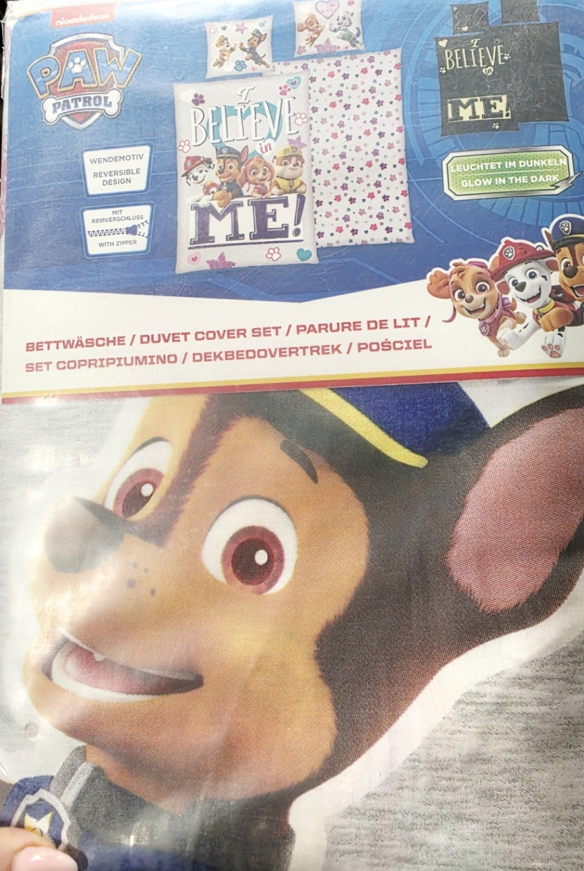 Pościel 160x200 +70x80cm  Psi patrol 