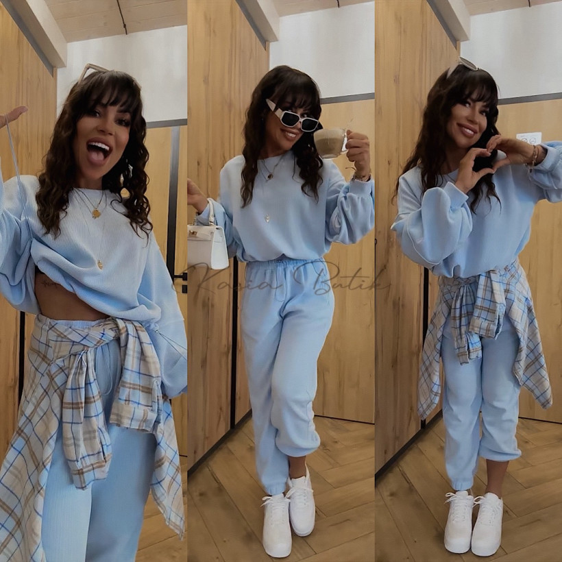 Komplet Bawełniany Tokio By Mia Baby Blue