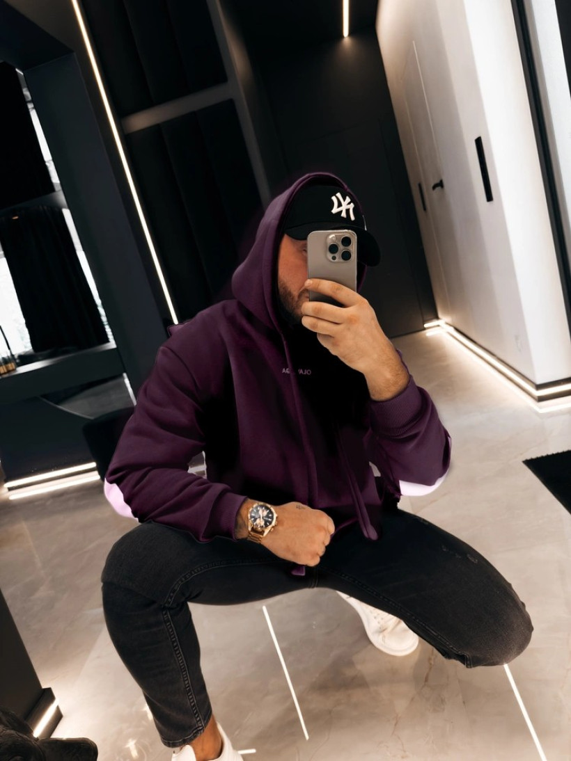 Bluza męska OLAVOGA VINTA MEN 2026 fiolet Uni