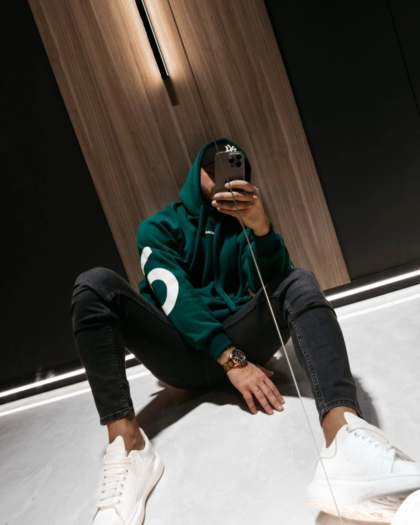 Bluza męska OLAVOGA VINTA MEN 2026 zielona Uni