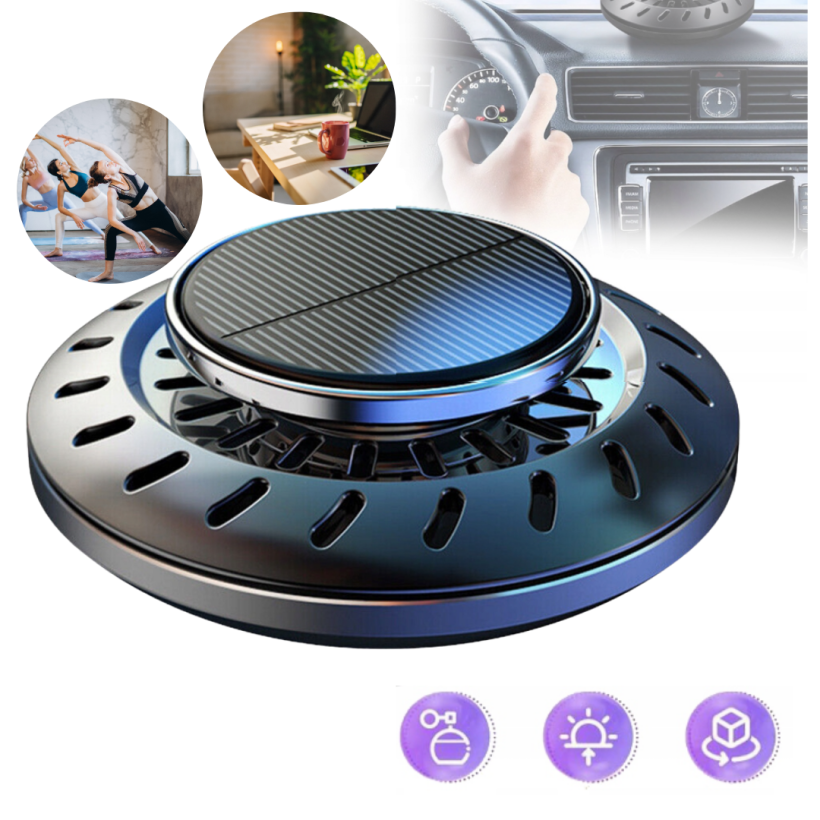 H33 ADM Solarny odświeżacz do auta + zapachy (d)