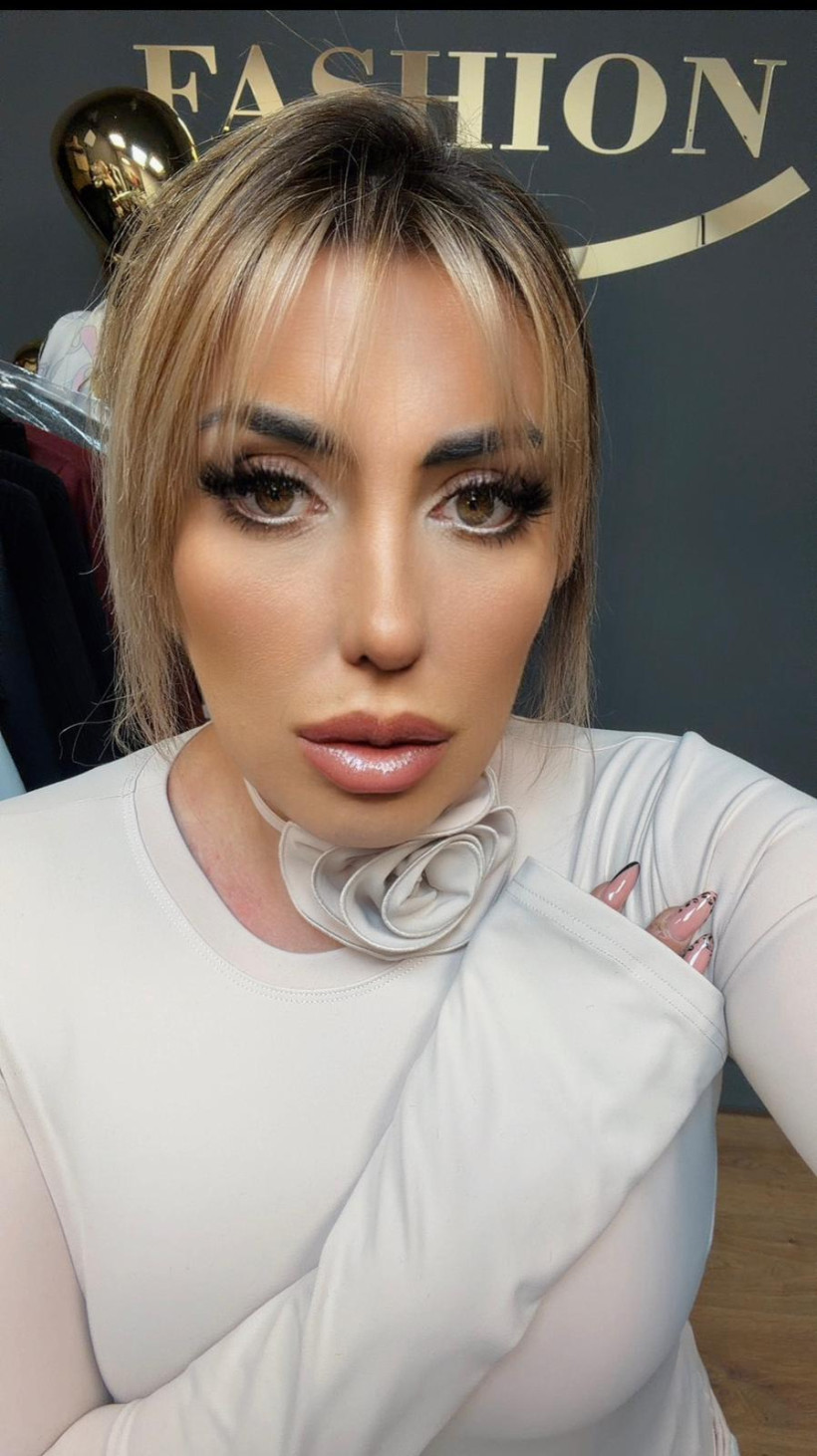 BLUZKA ROSSALI RÓZA  PUDER RÓŻ  LADY DRAMA