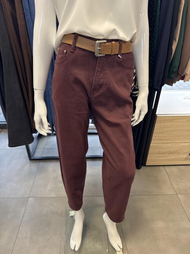 Spodnie M.Sara bordowe