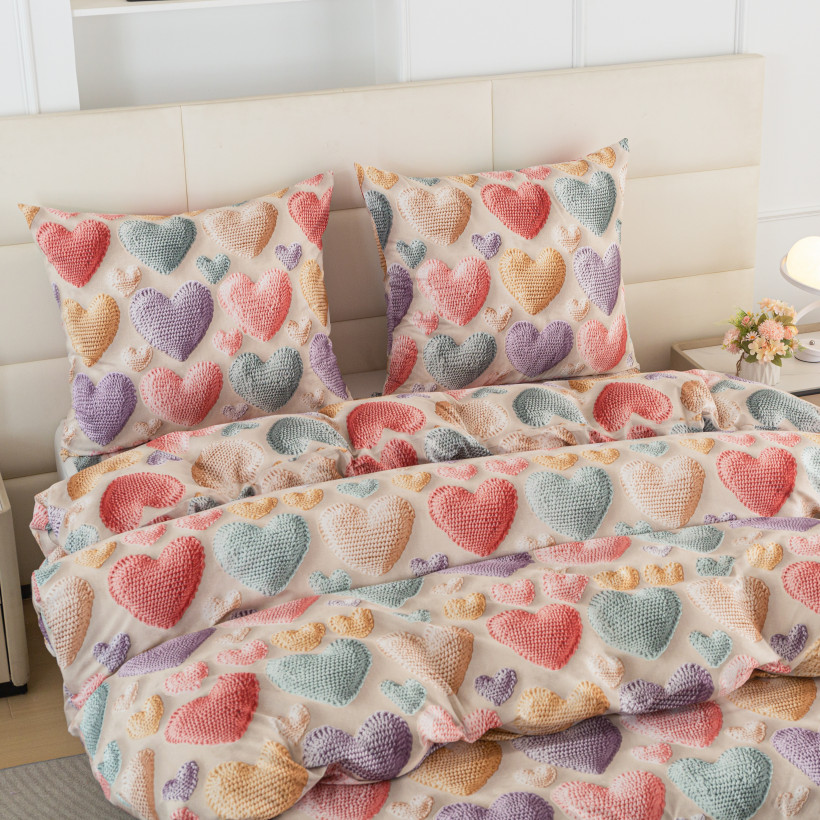 Pościel 160x200cm 3 częściowa 100% mikrofibra AML-3301