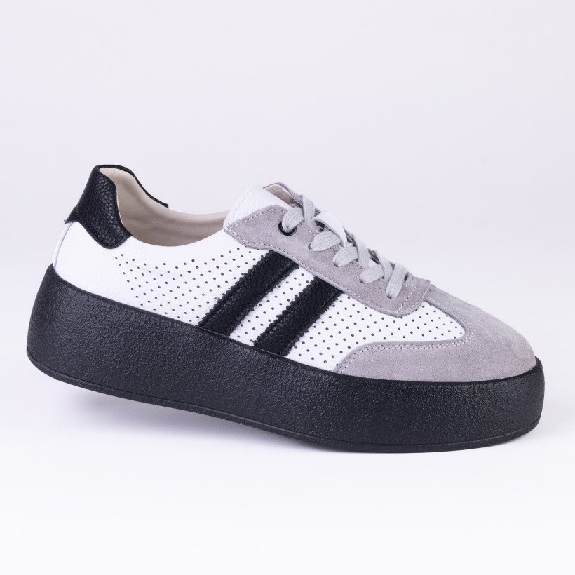 Sneakersy damskie trampki skóra GOODIN GD-XF-212 platforma