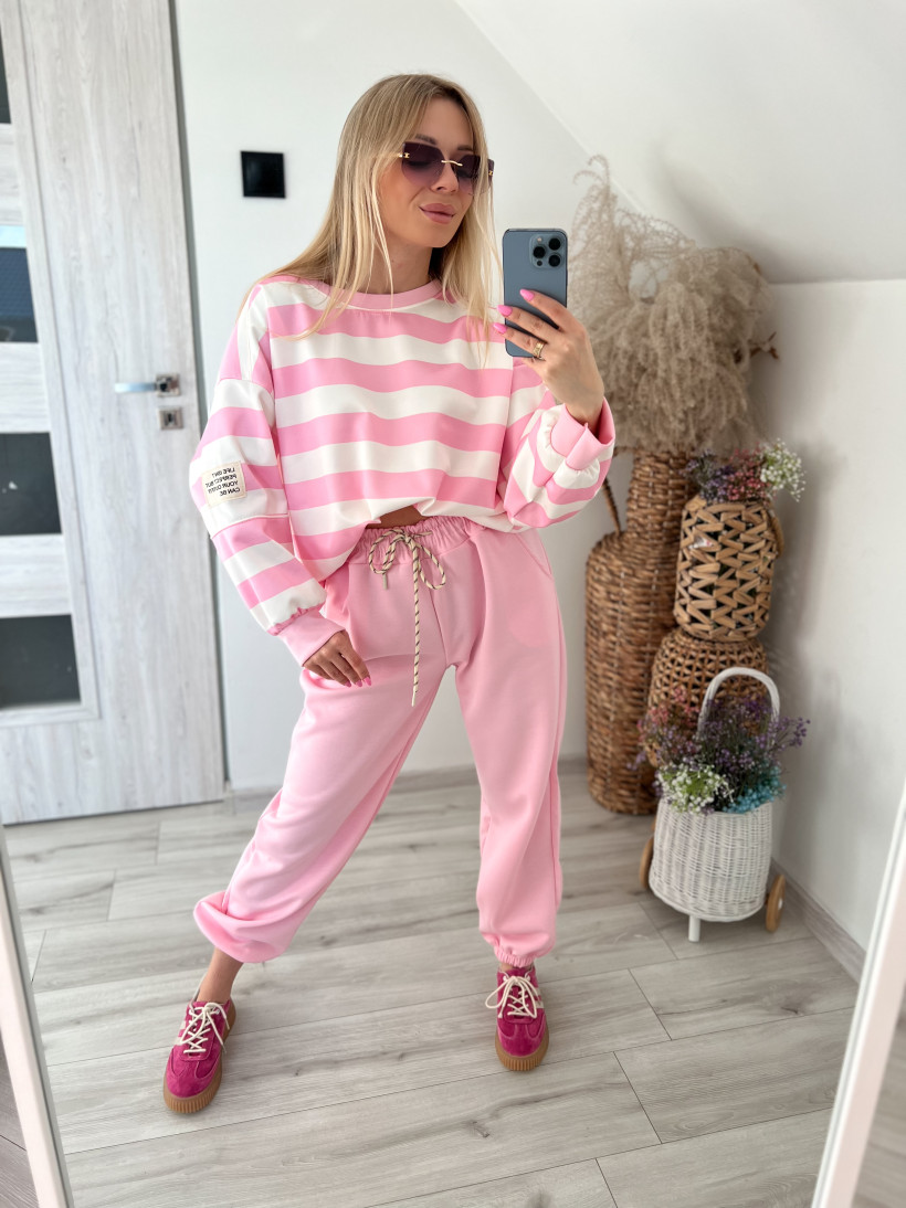 Dresy Masełko-Bluza Paski