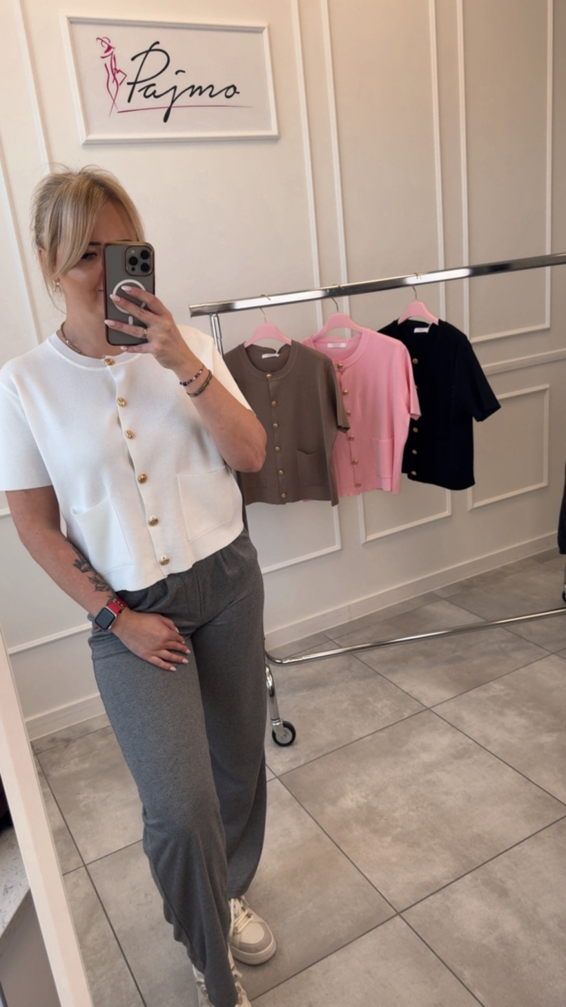 Lekki rozpinany sweterek 14266