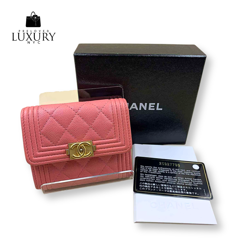 CHANEL Boy Chanel wallet