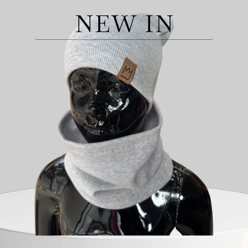 CZAPKA + KOMIN PRĄŻEK MIMI (MIX KOLORÓW)