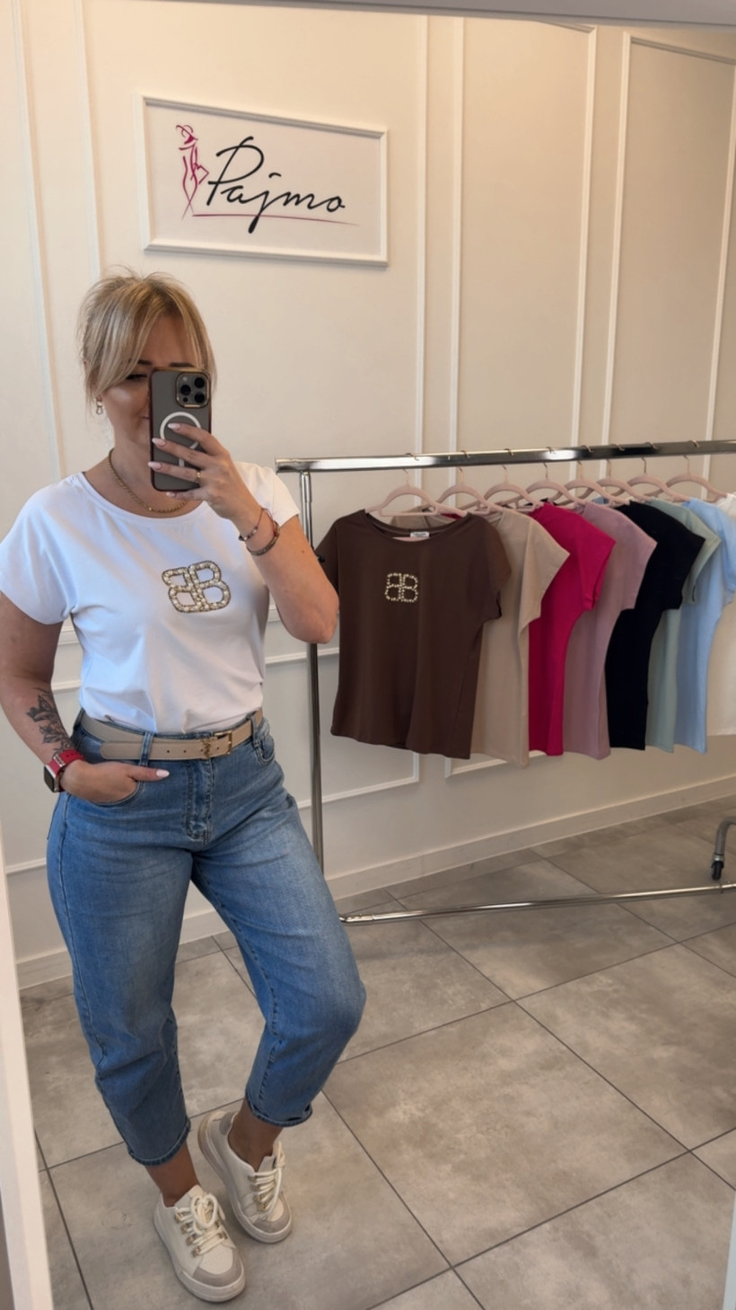 Bluzka bb perełki 14256