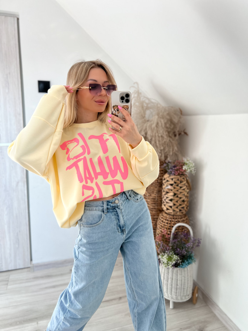 Bluza masełko aplikacja