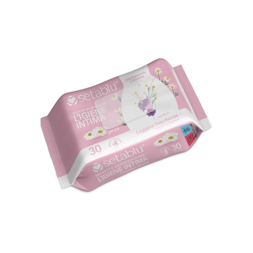 Lingettes intimes à la camomille 30PZ