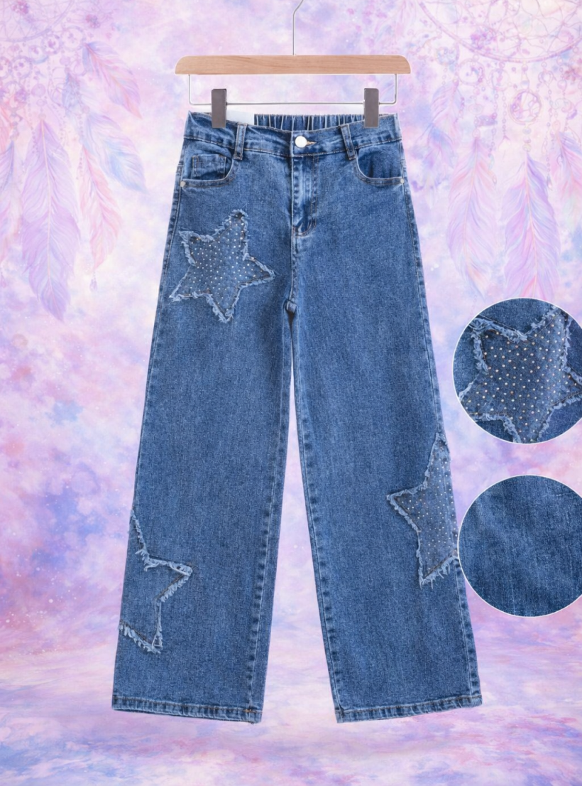 Spodnie jeans GWIAZDY BLINK BLINK PPS-894