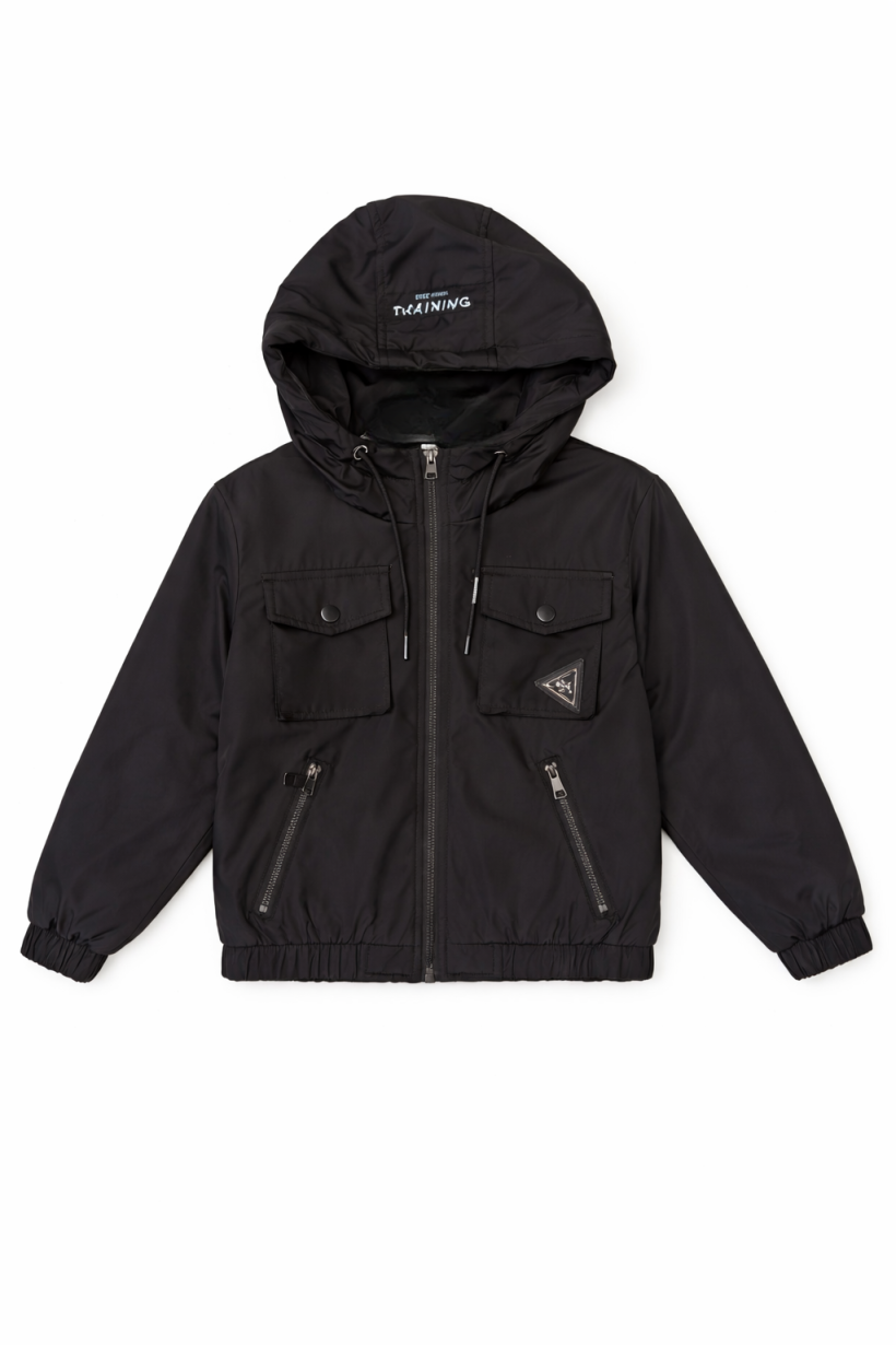 Kurtka naszywka SY KK2144-CZARNY