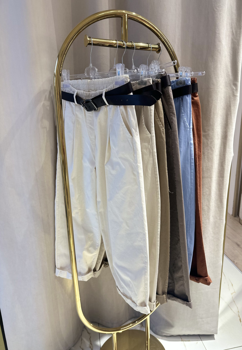 NEST SPODNIE JOGGERY PASEK KOLORY