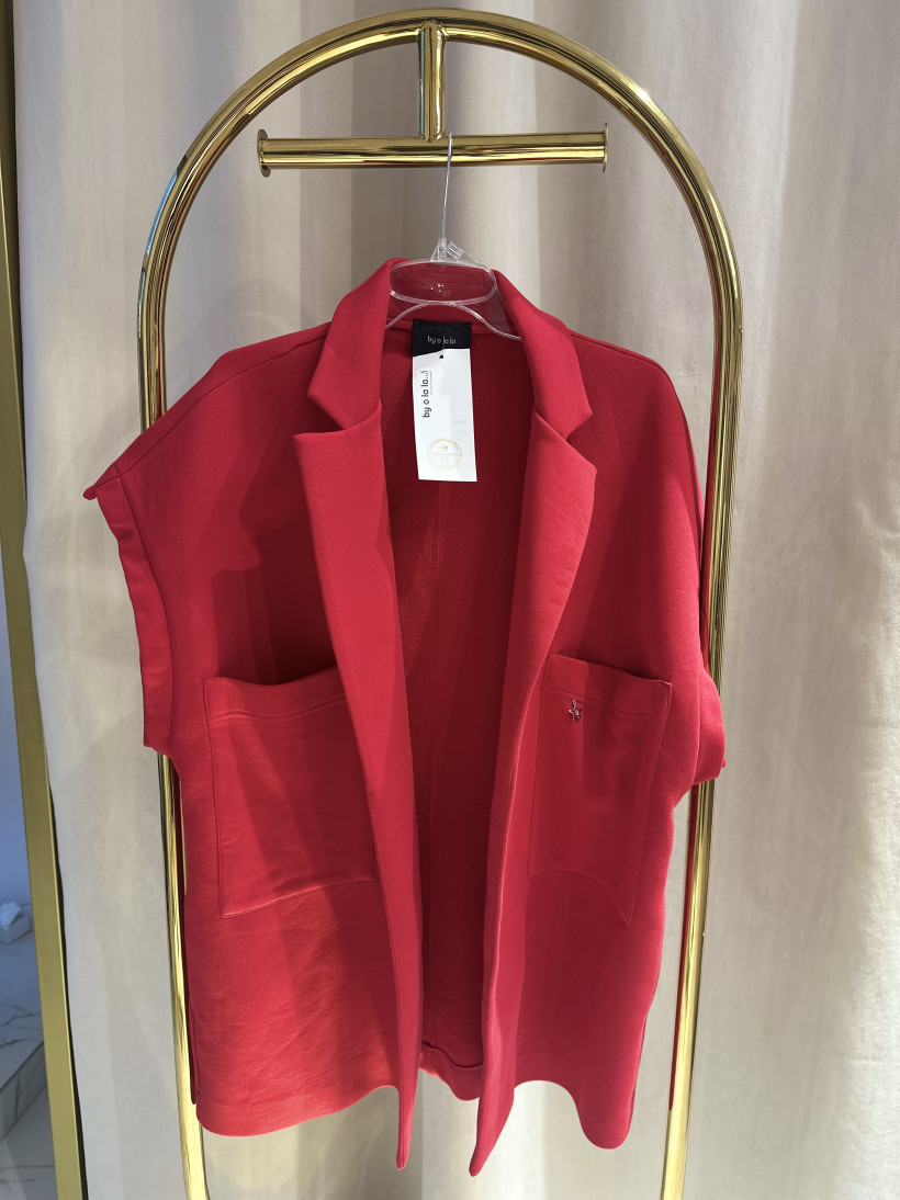 BY O LA LA KAMIZELKA DRESOWA CZERWONA