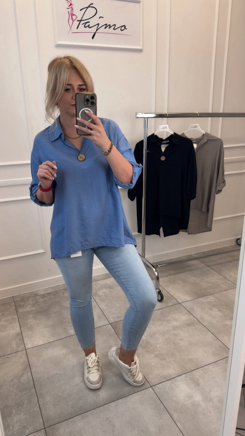 Bluzka wiskoza z guzikiem 14273