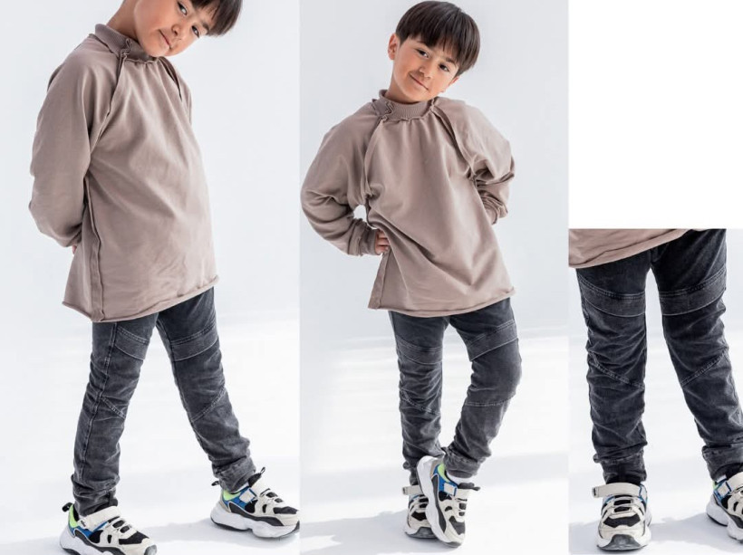 SPODNIE ZAKŁADKA  BLACK  NUNU 