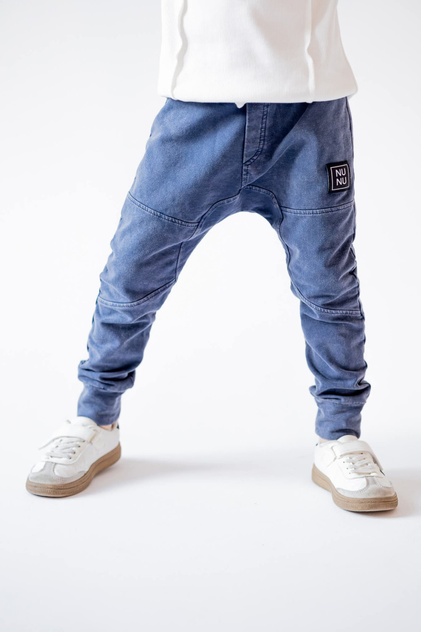 SPODNIE CLASSIC  WASHED BLUE NUNU
